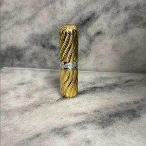 Vintage Borghese Lumina Lipstick in gold tube Twilight Mauve Frost